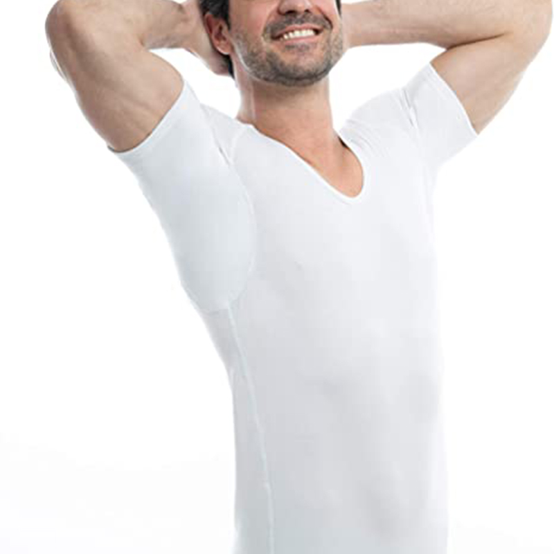 Undershirt Crew Neck - Suchy, miękki, biały modalny, wysokiej jakości,