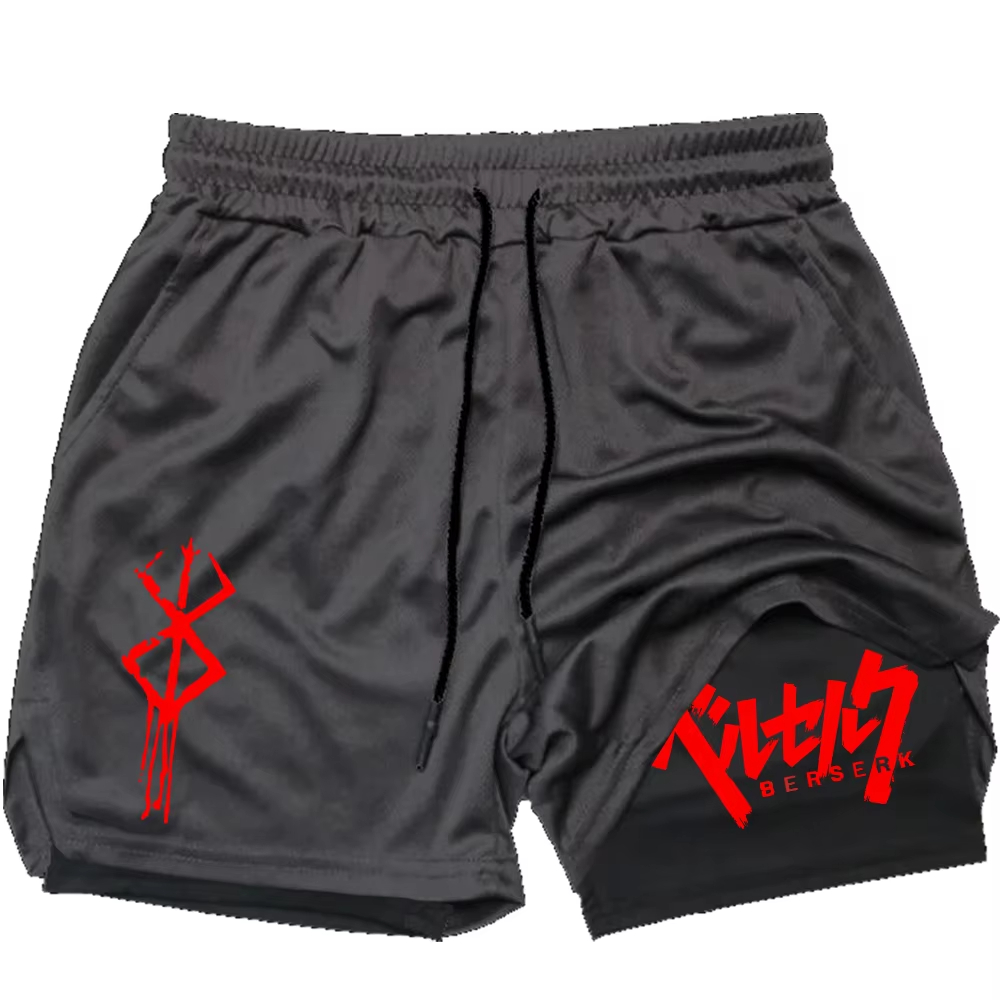 Compression Shorts Athletes - Męskie spodenki kompresyjne 2 w 1