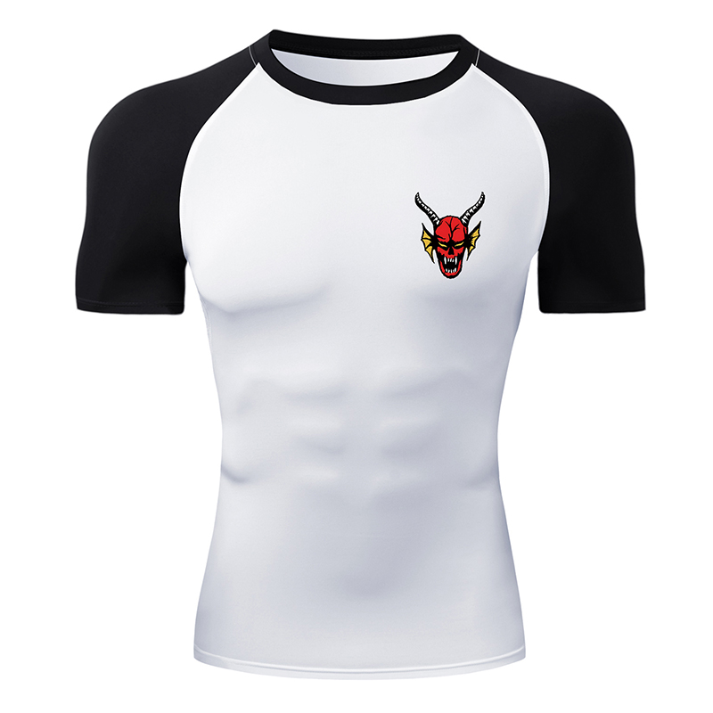 Base Layer Top - Męska koszulka kompresyjna z grafiką, z