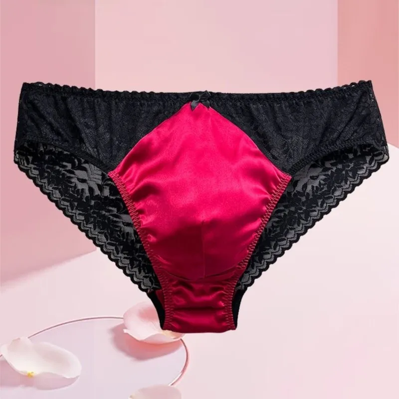 Seksowne męskie jedwabne koron – Pouch Boxer Pouch recenzja i cena